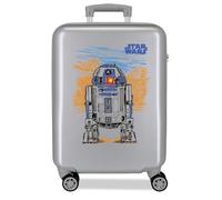 Star Wars Joumma Galaxy Étui de Cabine, Argent, 38 x 55 x 20 cm, Serrure à Combinaison latérale Rigide en ABS 35L 2.5kg, 4 Roues Doubles, Bagage à Main