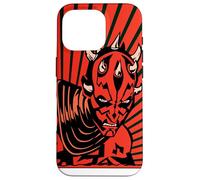 Star Wars, La Guerre des Clones, Dark Maul, Rouge Coque pour iPhone 16 Pro