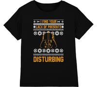 Star Wars - "Lack Of Christmas Presents" T-shirt pour enfants TV3472 (104) (Noir)