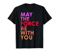 Star Wars Last Jedi Gradient May the Force T-Shirt