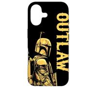 Star Wars Le Livre de Boba Fett Outlaw Noir Coque pour iPhone 17
