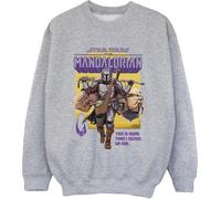 Star Wars - "Le Mandalorien, c'est plus que ce que j'avais prévu" Sweatshirt pour Jungen BI36481 (116) (Grau)