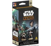 Asmodee - Star Wars™: Legion - AMG - Jedi General and Knight - Figurines Jedi Chevalier et général - Extension République Galactique - Jeux de société - Jeu de Figurines - Multilingue