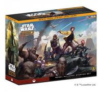 Asmodee - Star Wars™: Legion - Boîte de Démarrage Alliance Rebelle - AMG - Jeu de Figurines Stratégique - Starter Set incluant Luke Skywalker, Rebelles et Wookies - 2 Joueurs - Version Multilingue