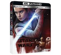 Star Wars 8 : Les Derniers Jedi – 4K Ultra HD + Blu-ray + Blu-ray bonus – Édition Steelbook