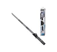 Star Wars Lightsaber Forge, Darksaber à Lame Noire Extensible, Jouet de déguisement Personnalisable Lame, embout, cylindre et noyau de sabre laser inclus
