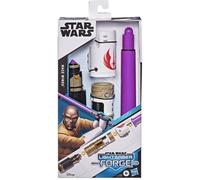 STAR WARS - Lightsaber Forge - Sabre laser de Mace Windu à lame violette extensible - jouet de déguisement - dès 4 ans