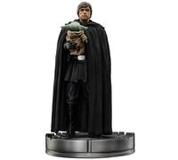 Star Wars The Mandalorian Luke Skywalker And Grogu The Child Art Scale Figure Noir