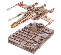 UGEARS Star Wars™ X-Wing Starfighter™ Puzzle 3D Bois - Maquette Bois Adulte à Construire - Puzzle 3D Adulte - Kit Créatif DIY Star Wars Cadeaux Maquette à Exposer