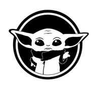 Star Wars Maître Jedi Yoda Sticker mural Guerres des étoiles Signe Cadeau Vinyle Autocollant mural Art mural imprimé Conception Chambre de bébé Salle de jeux pour enfants Décor Garderie d'enfants