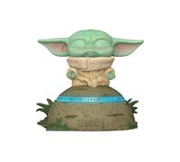 STAR WARS MANDALORIAN Figurine CHILD GROGU USING FORCE DELUXE N° 485 FUNKO POP