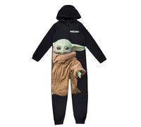 Star Wars Mandalorian Yoda Grogu Combinaison à capuche zippée pour garçon, Grogu mandalorien, 11-12 ans
