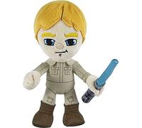 Star Wars Mattel Figurine Peluche Luke Skywalker 18 cm avec Sabre Laser Lumineux, Jouet à Collectionner pour Fans et Enfants dès 3 Ans, GXB32