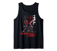 Star Wars Maul Shadow Lord Bold Cyber Text Looming Face Débardeur