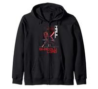 Star Wars Maul Shadow Lord Bold Cyber Text Looming Face Sweat à Capuche