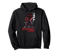 Star Wars Maul Shadow Lord Bold Cyber Text Looming Face Sweat à Capuche