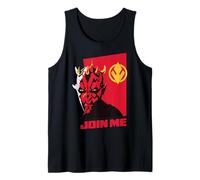 Star Wars Maul Shadow Lord Join Me Minimalistic Pop Art Face Débardeur