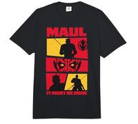 Star Wars Maul Shadow Lord Maul It Must Be Done 4 Panel Shot Comfort Colors Adult Heavyweight T-Shirt