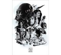 Star Wars Maxi Poster 61 x 91,5 cm 40th Anniversary Montage G