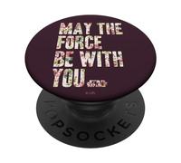 Star Wars May The Force Be With You Floral Fill PopSockets PopGrip Interchangeable