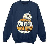 Star Wars - "May The Force" Sweatshirt für Jungen BI35336 (152-158) (Marineblau)