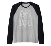 Star Wars May The Luck Be With You Raglan Baseball Tee