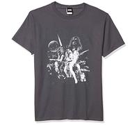 Star Wars Men's New Hope Posse T-Shirt, Charcoal, Large