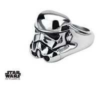 STAR WARS - Men's Stainless Steel 3D Stormtrooper Ring - Size 12 G