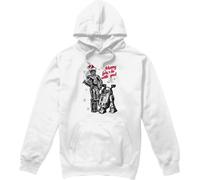 Star Wars - "Merry Christmas Droids" Sweat à capuche pour homme TV4471 (L) (Blanc)
