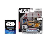 Star Wars Micro Galaxy Squadron Anakin's Jedi Interceptor (édition Armada) Ensemble mystère - Véhicules de 7,6 cm et 6,3 cm avec Accessoires (exclusivité Amazon)