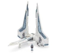 Star Wars Micro Galaxy Squadron Bo-Katan Gauntlet Fighter (édition Armada) - Véhicule de 12,7 cm avec ailes rotatives et accessoire de micro figurine de 2,5 cm