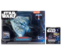STAR WARS Micro Galaxy Squadron Combo Pack avec 1 boîte aveugle Série (Gungan Bongo Submarine épisode 1)