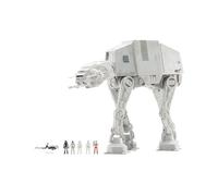 Star Wars Figurine véhicule AT-AT 25 cm avec 5 micro-figurines 3 cm Wave 2