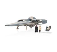 Star Wars Micro Galaxy Squadron Sith Infiltrator - Véhicule de 25,4 cm avec Speeder de 6,3 cm avec Support et 2 Accessoires pour Micro Figurines de 2,5 cm
