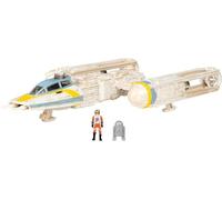 Star Wars Micro Galaxy Squadron SWJ0089 Y-Wing, Jon Vander & R2-BHD, véhicule avec Figurine de 12,5 cm