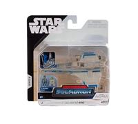 Star Wars Micro Galaxy Squadron SWJ0147 E-Wing Starfighter Véhicule Officiel 7,5 cm avec Figurines