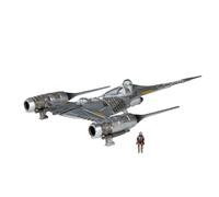 Star Wars Micro Galaxy Squadron SWJ0091 Mandalorian's N-1 Starfighter, véhicule avec Figurine de 12,5 cm