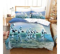 Star Wars Microfibre Douce Facile D'entretien Housse De Couette De Parure De Convient ¿¿ Toutes Les Personnes Pi¿¿Ces Quilt Cover Fermeture ¿¿ Glissi¿¿Re Double£¿Xcm£©