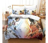 Star Wars Microfibre Douce Facile D'entretien Housse De Couette De Parure De Convient ¿¿ Toutes Les Personnes Pi¿¿Ces Quilt Cover Fermeture ¿¿ Glissi¿¿Re Single£¿Xcm£©