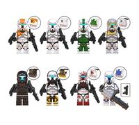 Star wars mini soldat amovible empire - force d'assaut - légion bloc poupée jouets pour enfants 8 pièces