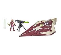 Star Wars Mission Fleet Ahsoka Tano Delta-7 Jedi Starfighter Figure and Vehicle