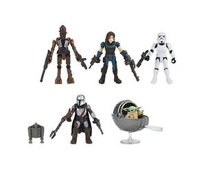 Star Wars Mission Fleet, Défendre l'enfant, 5 Figurines de 6 cm avec Accessoires, Jouets pour Enfants, à partir de 4 Ans
