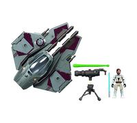 Star Wars Mission Fleet Stellar Class OBI-Wan Kenobi Jedi Starfighter Run Figurine et véhicule de 6,3 cm, Jouets pour Enfants à partir de 4 Ans