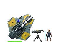 Star Wars Mission Fleet - Véhicule Chasseur Jedi et Figurine Anakin Skywalker de 6 cm