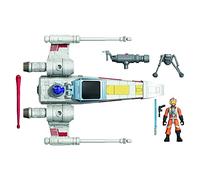 Star Wars Véhicule Mission Fleet Chasseur X-Wing avec figurine Luke Skywalker 6 cm