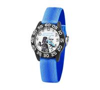 STAR WARS Montre bracelet en plastique pour enfants, montre analogique à quartz et bracelet en nylon, bleu, plastique, bleu, plastique, bleu, plastique