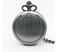 STAR WARS MONTRE GOUSSET LOGO ALLIANCE REBELLE + CHAINE + BOITE. NEUVE