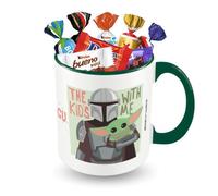 STAR WARS Mug The Mandalorian avec 15 chocolats gourmands | Cadeau original pour fans et amateurs de boissons
