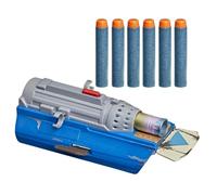 Star Wars Nerf The Mandalorian Rocket Gantelet, Blaster avec 6 fléchettes Nerf Elite, à Utiliser avec Un Costume pour Enfants, Jouets pour garçons et Filles à partir de 5 Ans