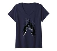 Star Wars Obi-Wan Kenobi Darth Vader Light and Dark T-Shirt avec Col en V